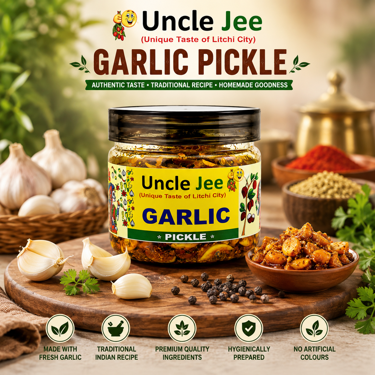 garlic pickle 250 bg garlic pickle 250 bg