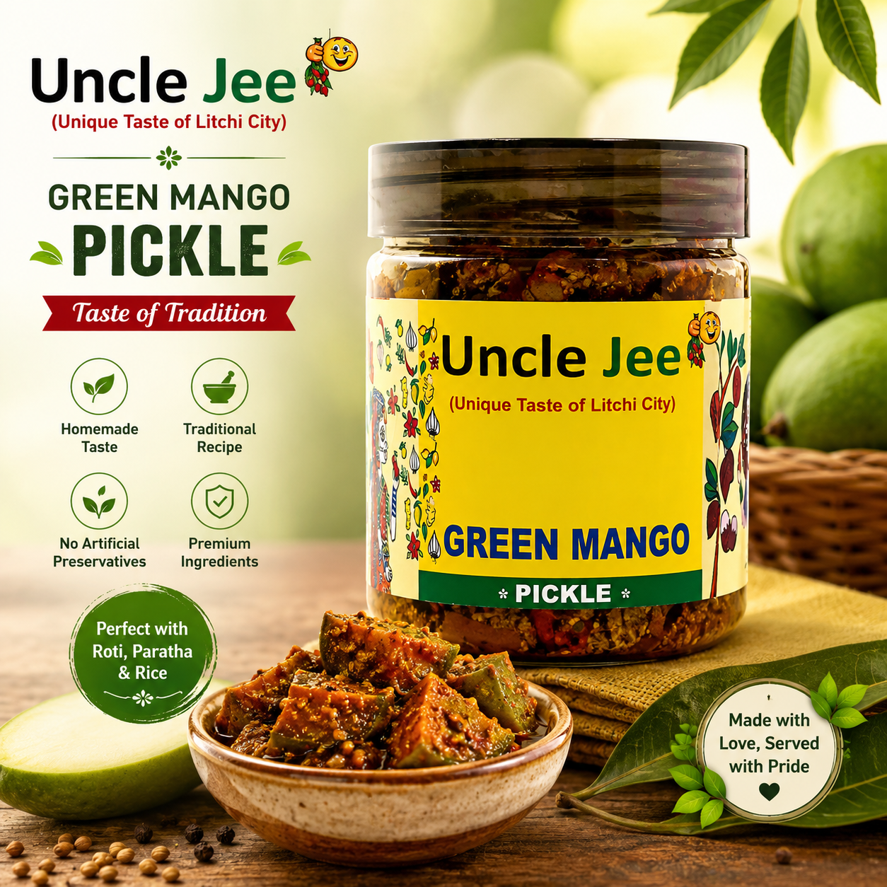 mango pickles+ mango pickles+